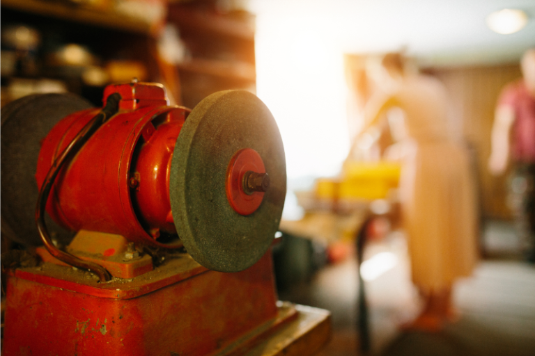 How to Sharpen Lawn Mower Blades with a Bench Grinder
